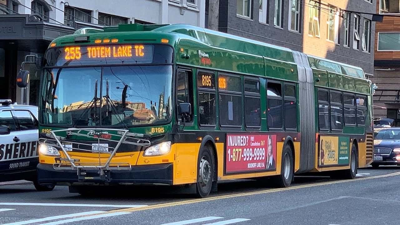 A rough ride on King County Metro 2017 New Flyer XDE60 8195