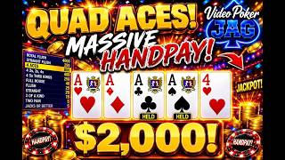 If You Love Video Poker, You HAVE to See This Session! ACES Galore! Triple Double Bonus Video Poker! screenshot 3