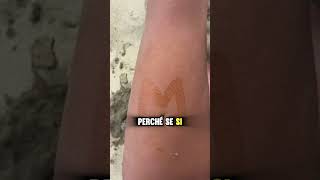 tatuaggio fatto con la sabbia!
