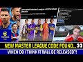 [TTB] LET&#39;S TALK EFOOTBALL 2023 MASTER LEAGUE - NEW CODE FOUND, IT IS IN THE WORKS FOLKS!