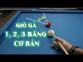 Đánh giò gà, 1 băng, 2 băng và 3 băng áp dụng quy tắc 45 độ (FULL) | 45 degree rule billiards shots