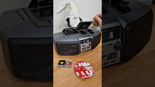 Panasonic RX-DS5 ¤ Boombox ¤ CD & Cassette Loading #panasonic #boombox #cassette #cd