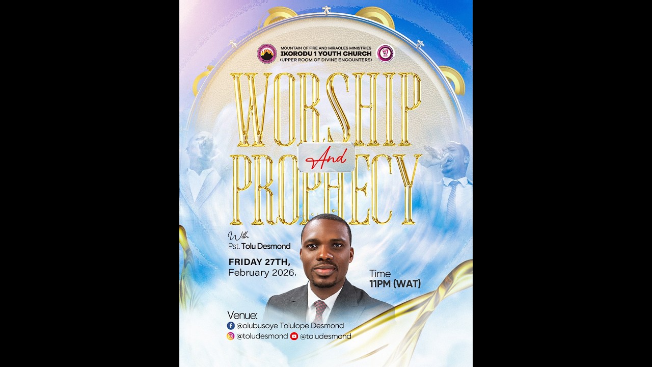 WORSHIP AND PROPHECY WITH PST TOLULOPE