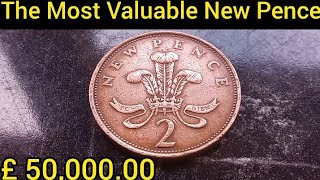 THE MOST VALUABLE NEW PENCE 👉£ 50,000.00 👈 Very Rare Error Coin U.K Worth Big Money 
