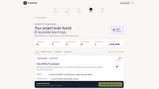 ProjectBrain — Evidence-Backed Memory for AI Coding Agents | OpenAI Build Week
