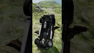 Extreme SUV Fall Test 😱 #beamngdrive #crashdrive #automobile