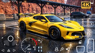 Chevrolet Corvette C8 🌧️ Rainy Drive | CPM2 | 4K Ultra Graphics Gameplay  screenshot 1