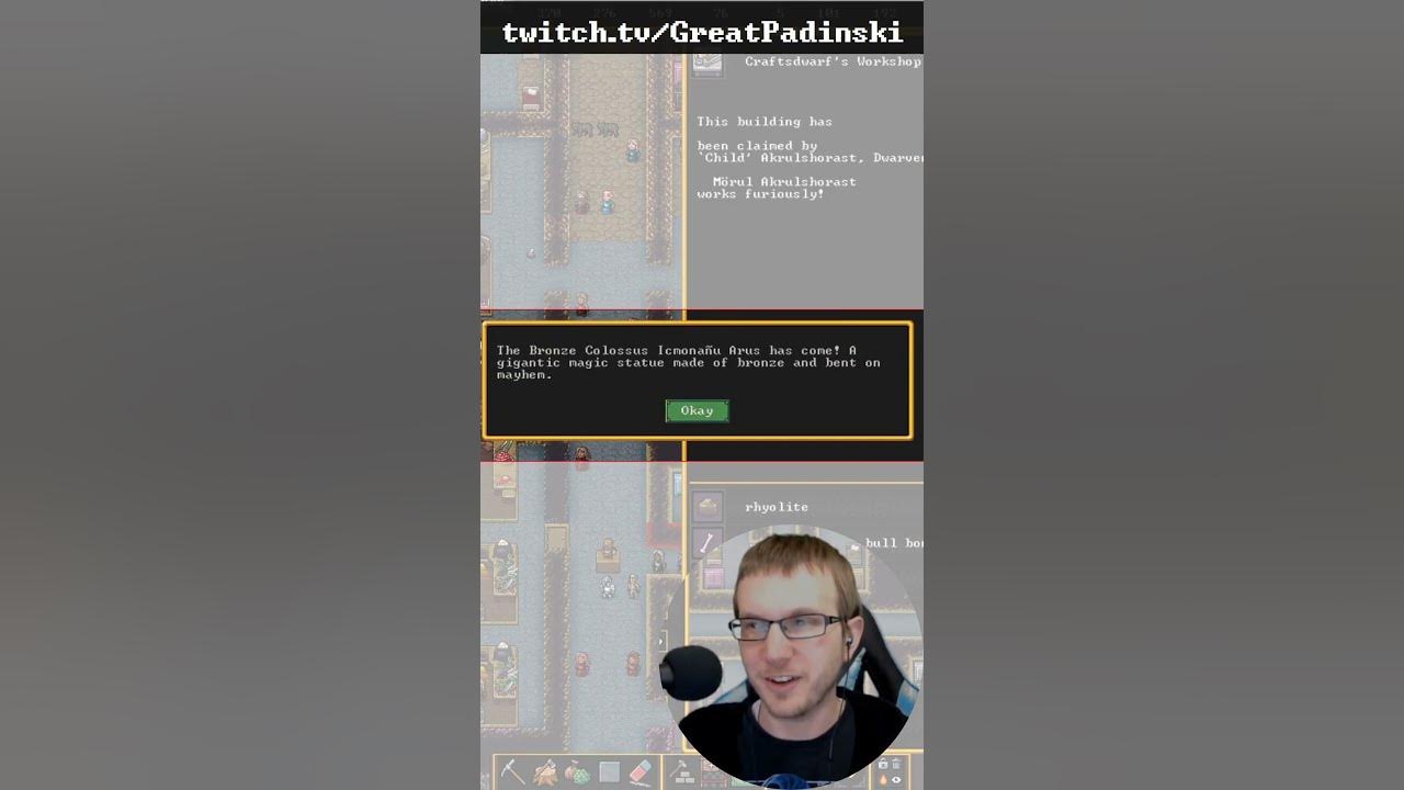 Dwarf Fortress The Bronze Colossus has come! shorts DwarfFortress