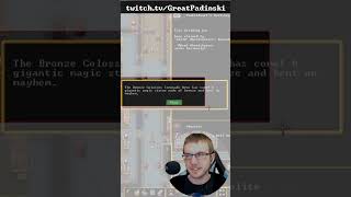 Dwarf Fortress - The Bronze Colossus has come! #shorts #DwarfFortress