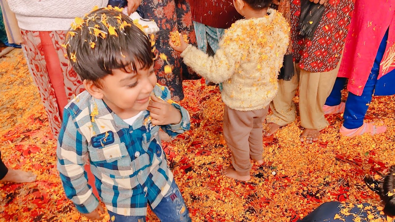 KhatuShyam Darbar me hajri lagayi 🙏gudda ne kheli phool ki 🫟 holi