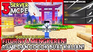 TOP 3 SERVER SANS SMP S5 MCPE 1.17 INDONESIA TERBARU 2021 - CARA JOIN SANS SMP S5 - MINECRAFT SERVER