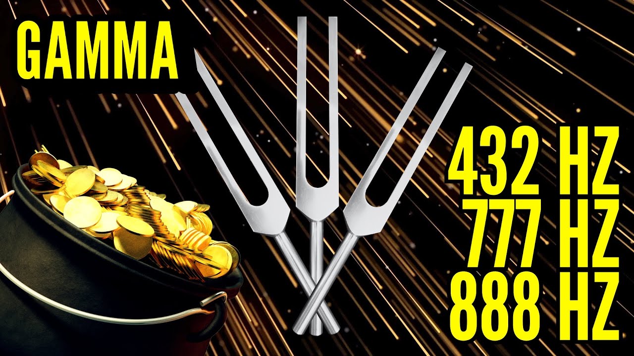 Activate a POWERFUL MONEY Flow! 💰 432 Hz + 777 Hz + 888 Hz Tuning Forks (Gamma, Pink Noise)