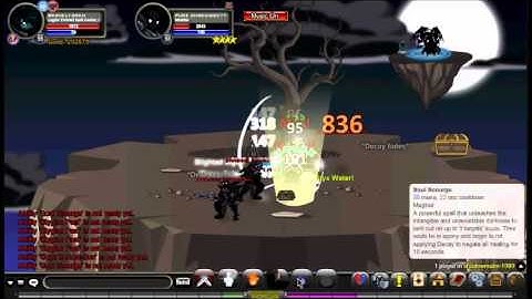 AQWorlds: Evolved Dark Caster Class!