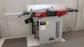 uitspraak accessoires verticaal Hammer A3 31 Jointer Planer Combination Machine Review - YouTube