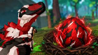 HATCHING FROM THE RED EGG! RED MAIP FAMILY! SUPER PROTECTIVE MOTHER + TARBOSAURUS HUNT | Prehistoria screenshot 5