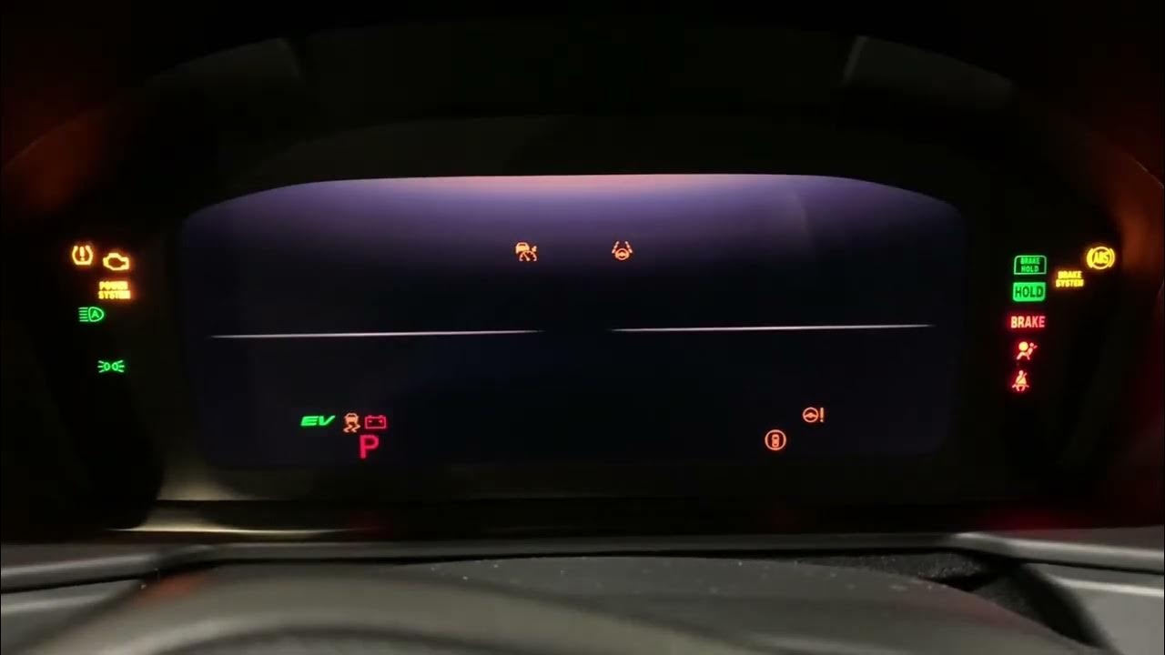 2023 Honda Accord Hybrid startup sequence - YouTube