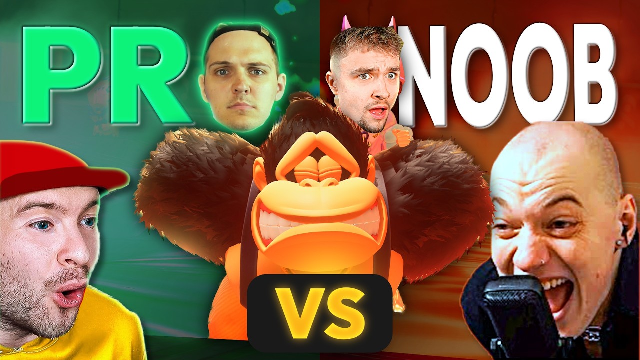 DOMTENDO vs 3 NOOBs in DK Bananza!