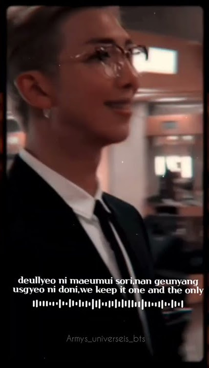'SEXY NIKIM'-RM part with lyrics| his voice 🥵🥶🔥#btsedits #armys_universeis_bts