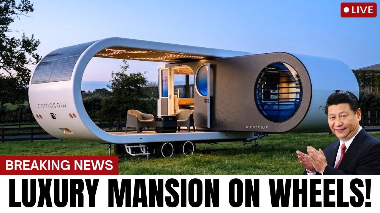 China’s High-Tech Motorhomes: Transforming into Luxurious Mansions – Video China’s High-Tech Motorhomes: Transforming into Luxurious Mansions – Video