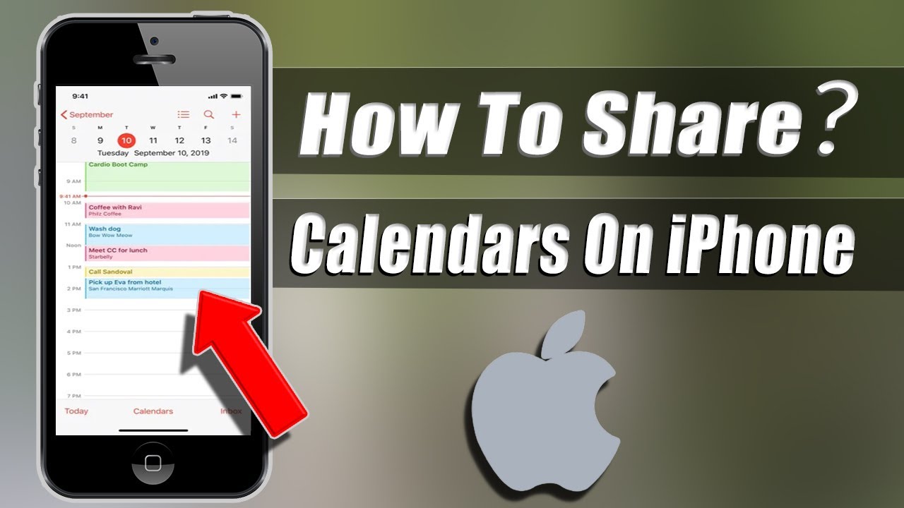 How to Share Calendars on iPhone (2024) YouTube