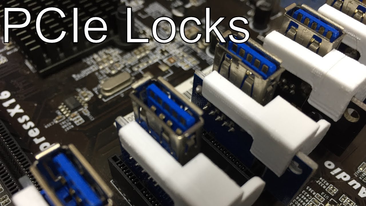 Pcie Riser Locking Clips Best Invention In The World Youtube