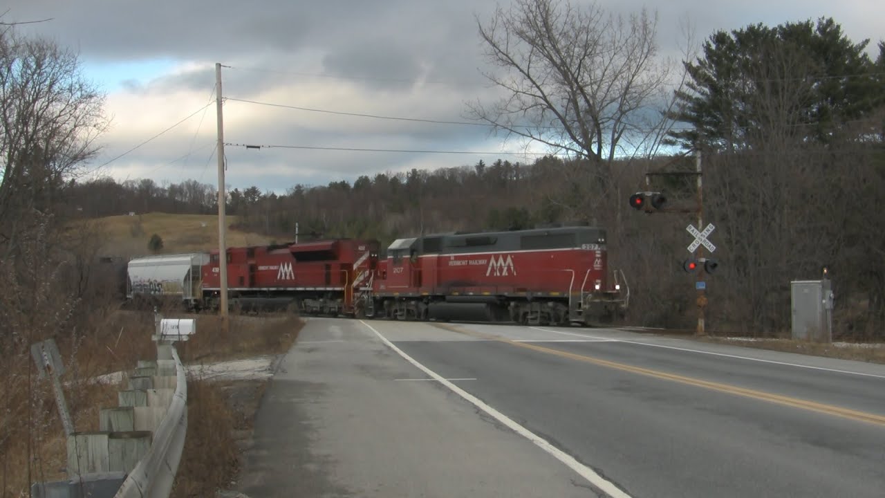 Trains on the Vermont Rail System (Winter 2019-20)