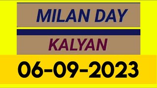 Milan day satta number 06-09-2023 today || dpboss Milan day || milanday dpboss sattaa2z