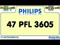 Philips 47PFL3605 TV Installeren - Philips TV Installeren - Ci+ Installeren