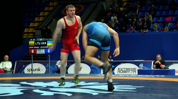 1/8 Final FS 97 kg LUKAS KRASAUSKAS (LTU) - OLEKSANDR BYKANOV (UKR)