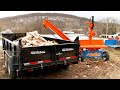 Eastonmade Axis Loading a 7x14 Dump Trailer