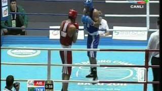 Aiba Worlds 1St Round Fight 81 Kg Georginel Hau Romania Vs Rasul Yuldashev Turkmenistan