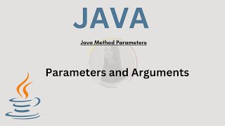 Parameters and Arguments in java