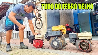 COMPROU sem TESTAR TRÊS MOTORES no FERRO VELHO muito BARATO SERÁ que COMPENSOU ?