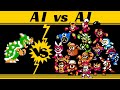 Bowser CHALLENGE (VS Mega Man Bosses) | CPU Battle