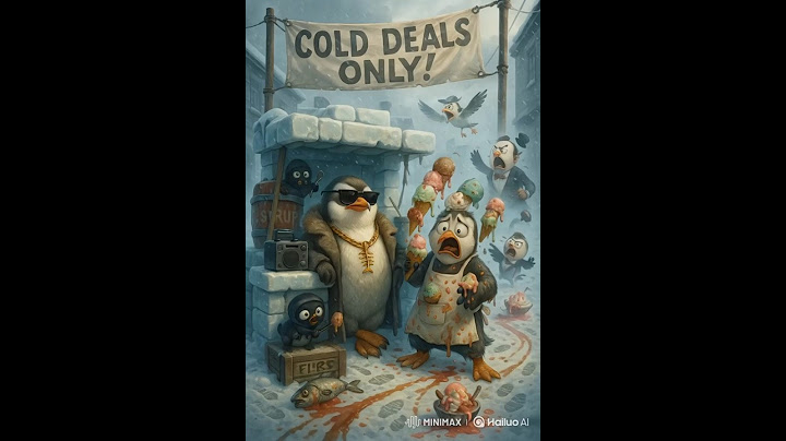 Penguin Mafia Ice Cream Stand....#shorts #penguin #mafia #icecream