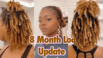 8 Month Loc Update | Two Stand Twist Starter Locs
