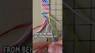 Triangle End Friendship Bracelet Tutorial for Normal Bracelet Patterns