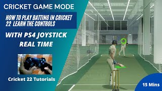 Cricket 22 でバッティングをプレイする方法 |プロモードのコントロールの説明 | PS4 ジョイスティック screenshot 2