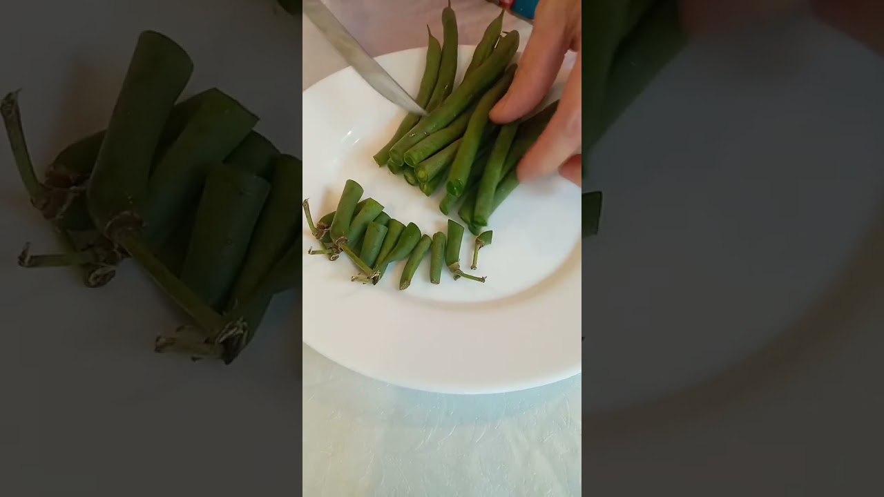 How to cut Baguio Beans 