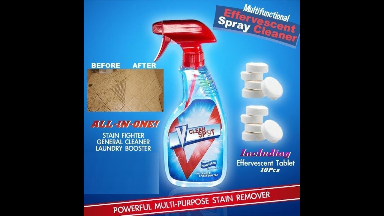 V Clean Spot™ Multifunctional Effervescent Spray Cleaner Set (50 OFF
