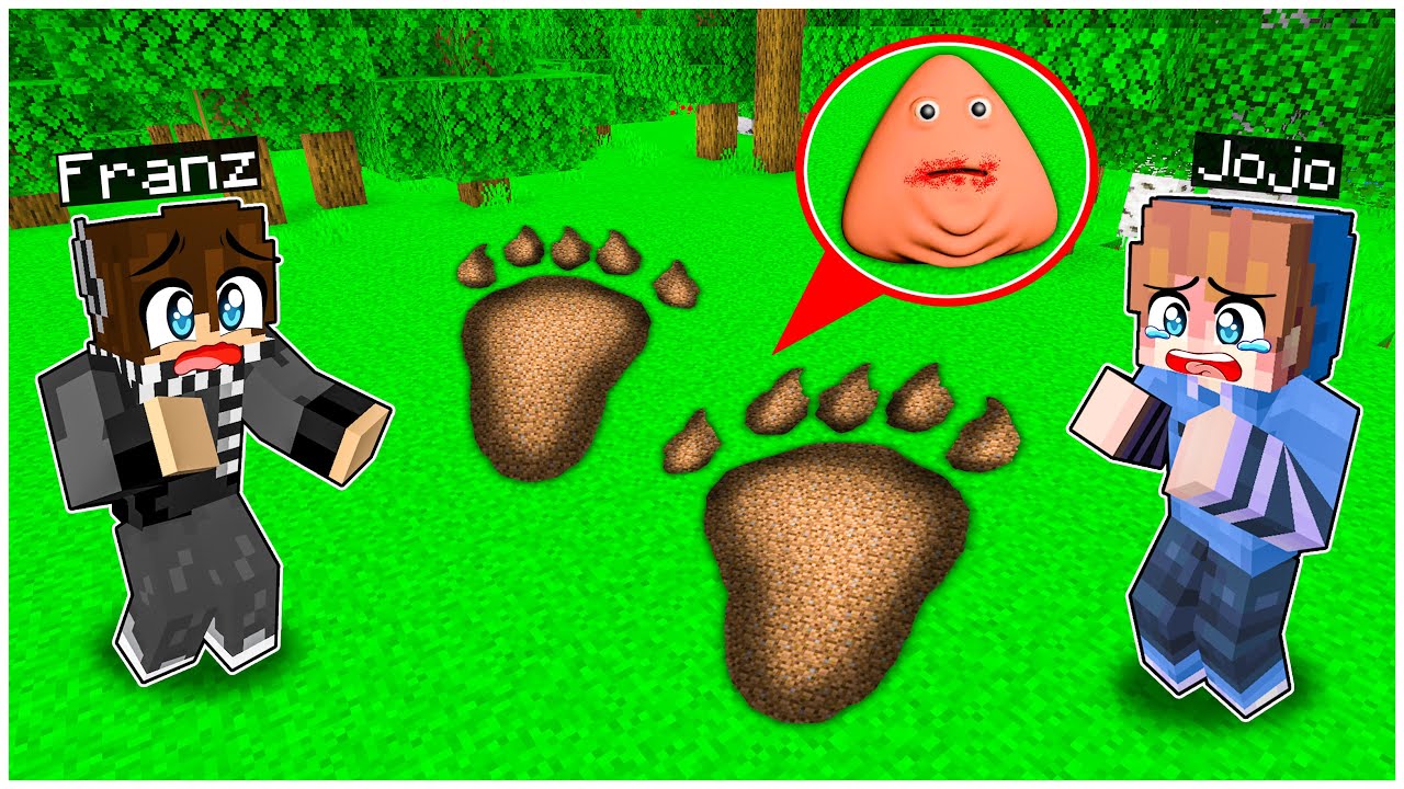 JEJAK KAKI MONSTER POU MENGERIKAN DI MINECRAFT