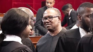 Tribunal As Never Seen Before: APC,INEC Rattled As PDP, Peter Obi, Apapa, Abure,Lawyers Occupy Court