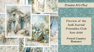 The Junk Journal Printables Club - Preview of June 2026 Printables