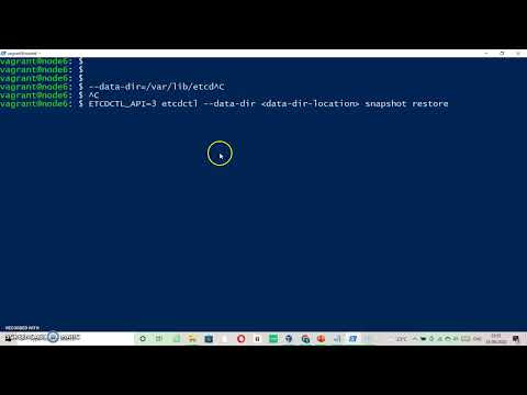43 - CKA exam Q43 with Solution... Restore etcd database