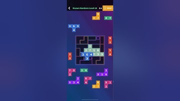 Flow Fit Sudoku Known Numbers Level 18