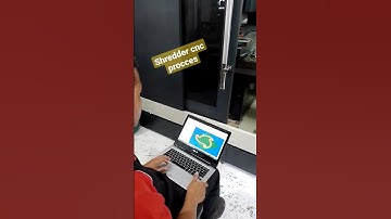eksekusi program knife shredder pada mesin CNC