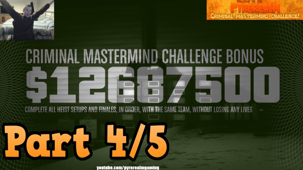 Completing the Criminal mastermind challenge! (Livestream Part 4 of 5)
