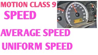 Speed class 9 | Average speed class 9 | Uniform speed class 9 | Speed and Average speed