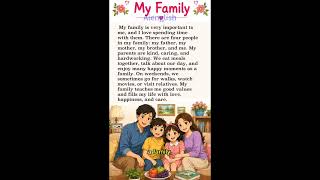 #students # my Family #Speech #learn English#speak fluently# #grow Vocabulary #