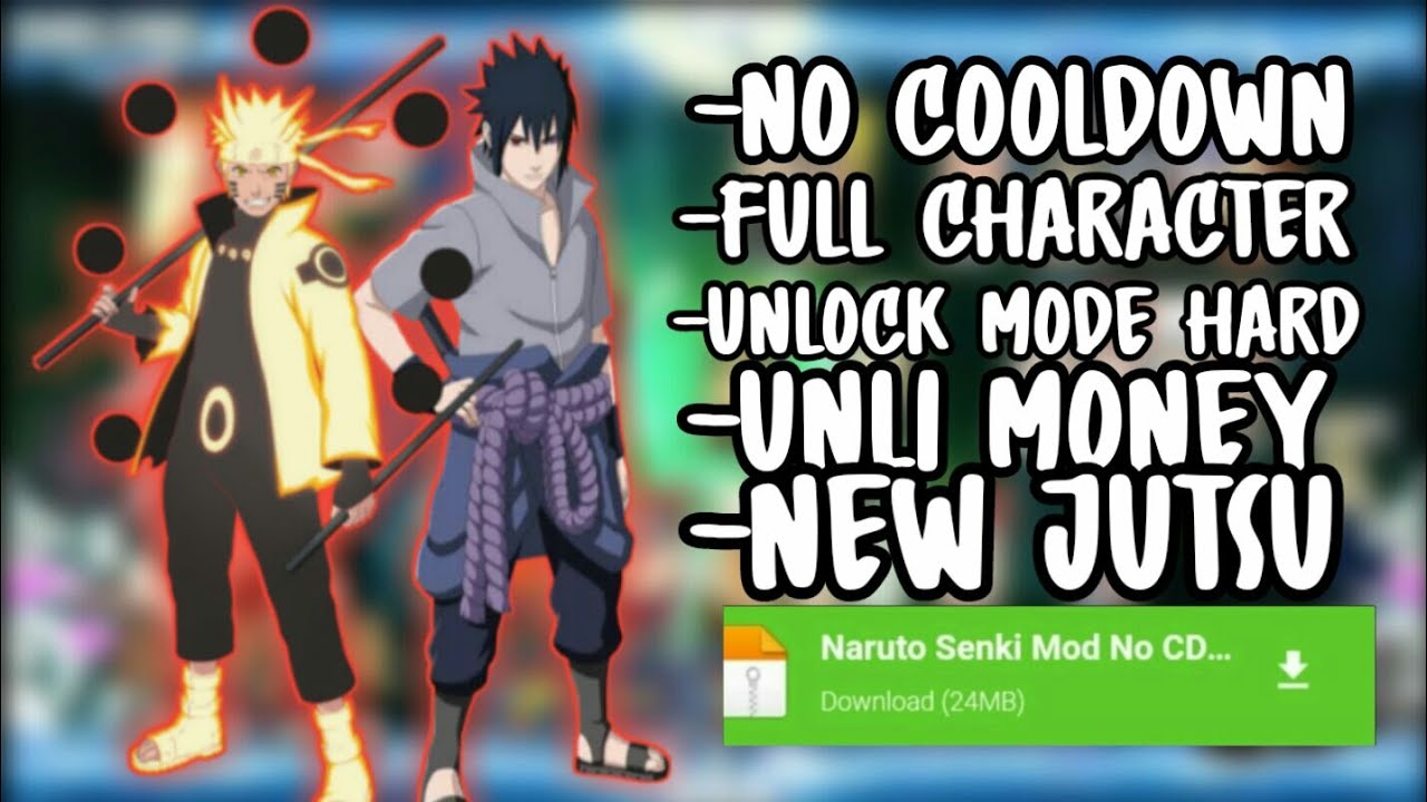 Naruto Senki Mod No Cooldown Youtube